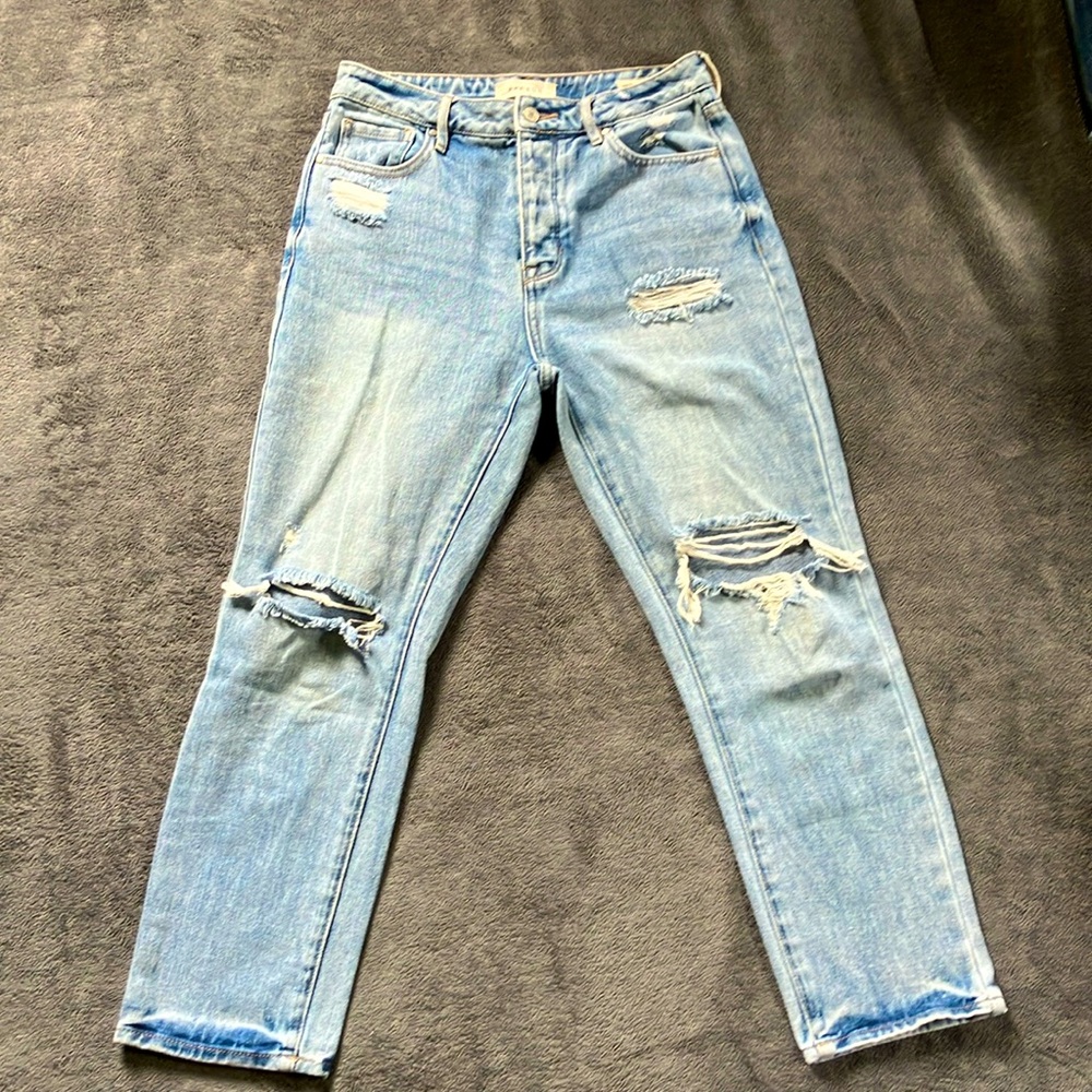 Pac sun tattered loose fit jeans